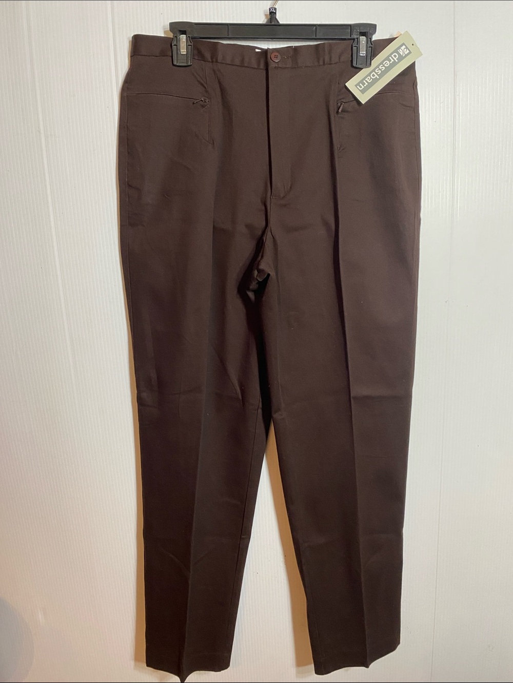 Dressbarn Woman Dark Brown Dress Pants - Straight Fit